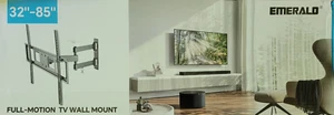 Emerald SM-720-8730 Full Motion Wall Mount for 32 in. - 85 in. TVs -NEW - Picture 1 of 2