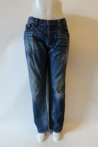 HERRENJEANS VERGOLDET ALTER BLAU KNOPFLEISTE DENIM 38 * - Bild 1 von 12