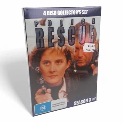 Police Rescue - Season Series 3 - 4 Disc Collectors Set - DVD - NEW SEALED - Image 1 of 4