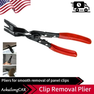 Car Clip Trim Removal Tool Plier Door Panel Remover Body Retainer Clip Auto Pry - Foto 1 di 8