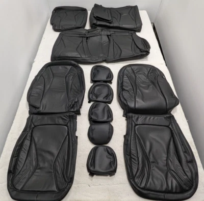 For Ford Mustang Mach E Select 2021-2022 Black Leather Seat Covers LQ107 - Image 1 of 4