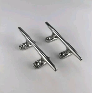 AMYSPORTS Heavy Rope Dock Cleat Marine Open Base Dock Cleats Stainless Steel Har - Bild 1 von 4