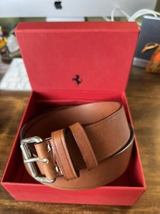 Ferrari Belt, Made in Italy size XL, top grain leather-cow. - Picture 1 of 8