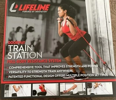 Lifeline Doorway Door Gym Resistance Band Training System - Image 1 of 3