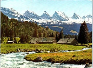Churfirsten Mountain Range, St. Gallen, Switzerland Postcard - Picture 1 of 2