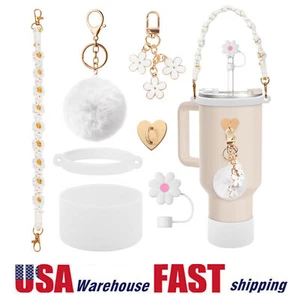 Set accessori decorazione tazza Stanley 7 pezzi per bicchiere Stanley Cup 40 oz e 30 oz US - Foto 1 di 14