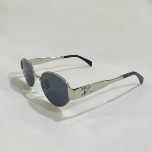Celine CL40235U Silver Metal Frame Grey Lenses Sunglasses - Picture 1 of 6