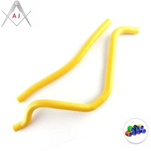 Yellow For Polaris Scrambler 400 500 2001-2009 Silicone Radiator Coolant Hose - Picture 1 of 3