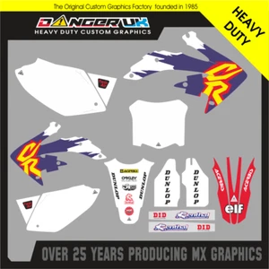 HONDA CRF 450 2008 MOTOCROSS MX RETRO VOLLE GRAFIK AUFKLEBER STICKER KIT - Bild 1 von 1