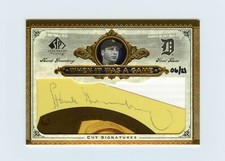 Hank Greenberg 2006 SP Legendary Cuts 06/21 JSA COA Cut Auto Autograph Signature