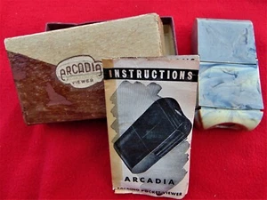 VISORE TASCABILE COMANDO ARCADIA VINTAGE ANNI '40~ AUTOILLUMINANTE & SCATOLA - Foto 1 di 8
