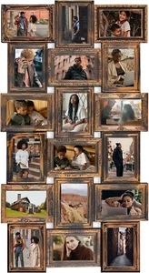 Collage Picture Frames for Wall Decor, 18-Opening Reunion Family Friends Picture - Picture 1 of 8