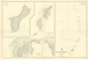 Mariana Islands. Guam Saipan Tinian. ADMIRALTY sea chart 1953 (1955) old map - Picture 1 of 1