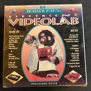 Pupazzo sigillato Professor Potto's Radio bambini apprendimento scienza giocattolo VHS VideoLab - Foto 1 di 2