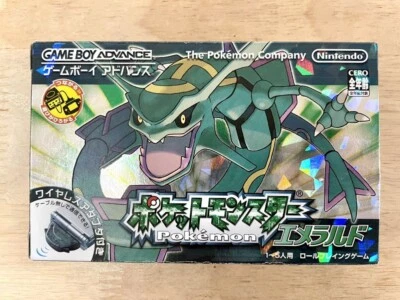 GBA Pokemon Emerald Japanese Game Boy Advance w/ box from Japan Free shipping - Image 1 of 4