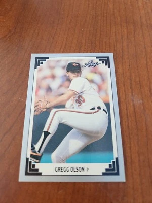 1991 Leaf  #519 Gregg Olson Baltimore Orioles  - Image 1 of 2
