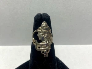 .925 Sterlingsilber Damen Gesichtsstil Ring * - Bild 1 von 2