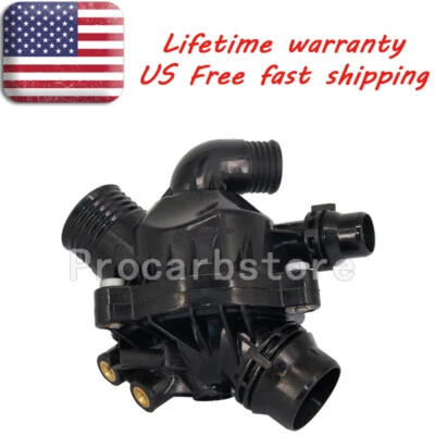 Thermostat W/ Housing Assembly Fits 2003-2016 BMW 1 3 5 Series X3 Z4 11537536655 - Imagem 1 de 4