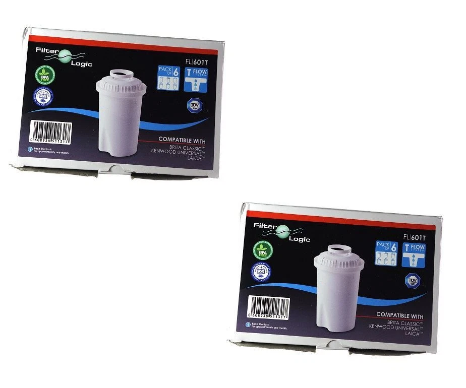 12 x Water Filters Compatible with Dafi/Brita CLASSIC & Kenwood Hydrology - Image 1 of 1