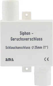 Sifón 25 mm Agua Antiolores Atornillable Furgoneta Autocaravana Barco - Imagen 1 de 1