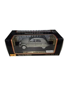 1:18 Maisto Special Edition Diecast Gray 1952 Citroen 15CV 6 Cyl Model Car - Picture 1 of 6