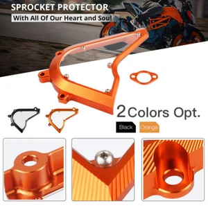 Aluminium Front Sprocket Guard Protector Cover For KTM 390 250 Duke 2013-2023 - Picture 1 of 12