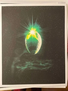 ALIEN HR GIGER Movie Art Poster Featuring the Original Movie Poster Artwork - Bild 1 von 5