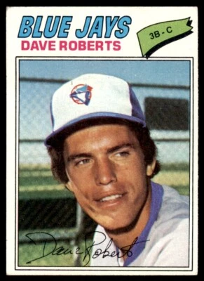 1977 TOPPS DAVE ROBERTS . TORONTO BLUE JAYS #537 - Image 1 of 2