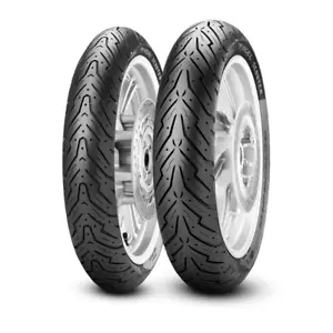 Pair Tyres 110/70-12 TL with 20/70-12 TL ANGEL SCOOTER - Picture 1 of 1