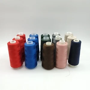 Lot of 15 Beachwood Ltd 100% Polyester Sewing Thread Cone Overlock 3000 yds - Picture 1 of 7
