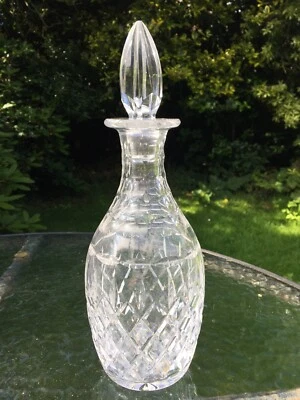 Webb Corbett / Royal Doulton wine decanter crown mark on base - Image 1 of 4