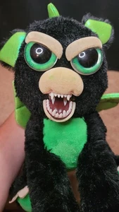 Feisty Pets Fabio Flammenfurzdrache Plüsch schwarz grün 2017 - Bild 1 von 11