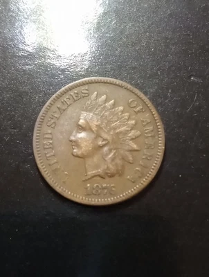 1876 Semi-Key Date Indian Head Cent receive coin pictured  - Image 1 of 3