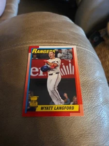 2025 Topps Serie 2 35 Aniversario Wyatt Langford Texas Rangers #90B2-35 - Imagen 1 de 2