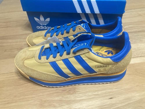 Scarpe Adidas Original SL 72 RS Malmö Giallo Blu Taglia UK 6 5
