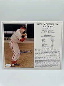 Stan Musial Signed Autographed 8x10 Photo Picture JSA COA - Picture 1 of 3
