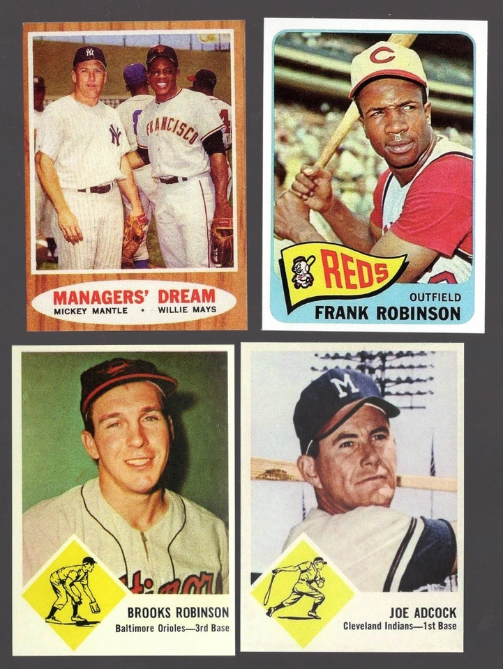 #211 BASEBALL 50 CENTS SALE L@@@KREPRINTS COOPERSTOWN 4 4 $2 BUY $25 FREE SHIP