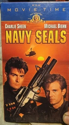 Navy Seals (VHS,1999, Movie Time) Estate Item As Is Good Condition Charlie Sheen - Image 1 of 3