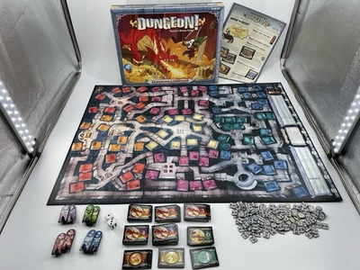 Dungeons and Dragons Dungeon! Fantasy Board Game 2014 Complete Family Game 8 Up - Image 1 of 4