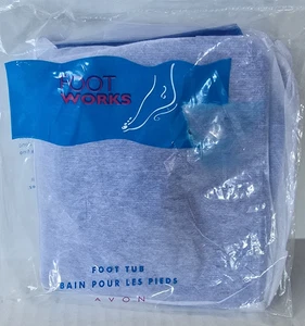 Vintage Avon Foot Works Travel Foot Soak Tub Blau Neu Versiegelt NOS 2002 - Bild 1 von 5