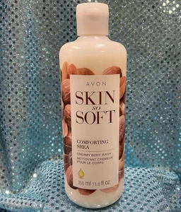 Avon Skin-So-Soft COMFORTING KARITÈ Cremoso Lavaggio Corpo 11,8 oz ~SIGILLATO~ NOS - Foto 1 di 1