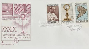 XXXIX International Eucharistic Congress, Vatican City, FDC 22 August 1968 - Picture 1 of 2