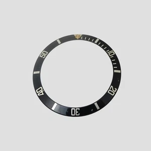Black & White Rolex Submariner Watch Bezel Insert Tritium 16800 16610-1 16808 - Picture 1 of 3