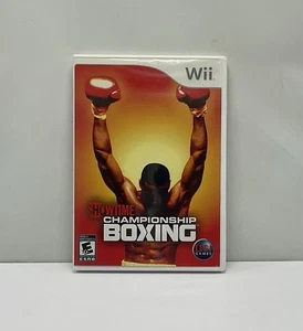 Showtime Championship Boxing - Nintendo Wii Game Complete With Manual - Picture 1 of 3