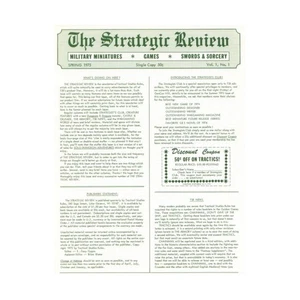 TSR Dragon Mag - Strategic R #1 "Castle & Crusade, Solo Dungeon Adve Mag Fair+ - Imagen 1 de 1