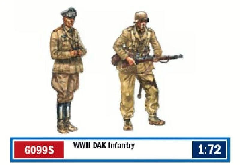 Italeri IT6099 WWII DAK INFANTRY KIT 1:72 Modellino - Immagine 1 di 1