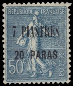FRENCH OFFICES in LEVANT 46 - The Sower "1921 Provisional" (pc35802) - Picture 1 of 1