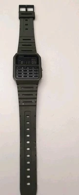 Casio 3208 CA-53W Green Rubber Digital Dial Quartz Calculator Watch Tested Works - Image 1 of 4