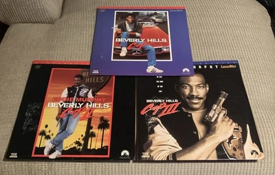 Beverly Hills Cop Trilogy (Laserdisc) 3-Disc WIDESCREEN THX Eddie Murphy RARE! — 第 1/4 张图片