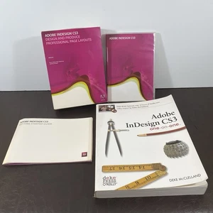 Adobe InDesign CS3 Windows DVD 2007 Legacy Software and Book No Bonus CD - Picture 1 of 17